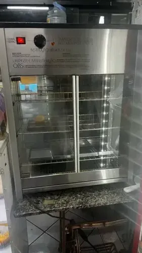 Estufa Elétrica Vertical para Salgados - Inox e Vidro