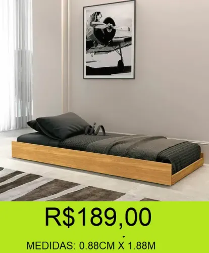 cama- auxiliar - pra colchão 0.88CM - compre hoje e receba em até 72 horas 