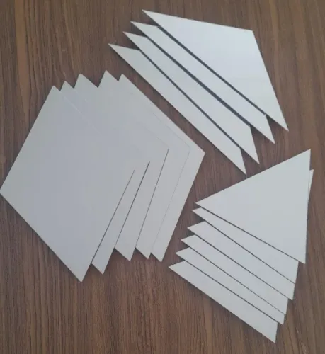 15 peças de acrílico espelhado modelo geométrico para decoração USADOS