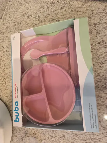 Kit Refeição em Silicone Buba
