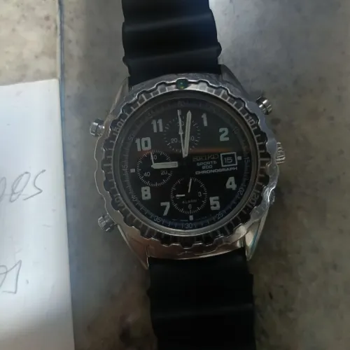 Seiko top 1990 vidro safira
