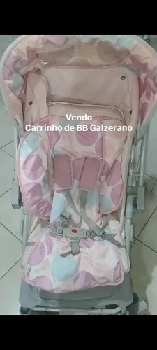 Carrinho de BB p menina Galzerano reversível