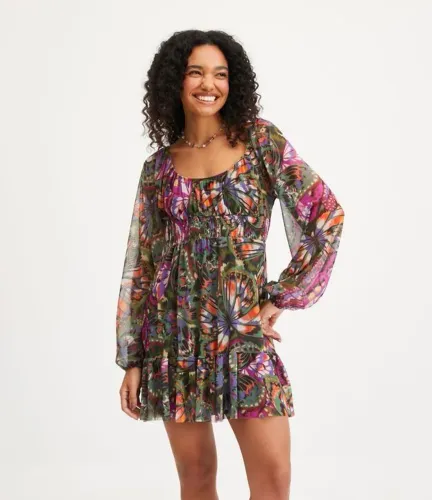 Vestido tule Renner