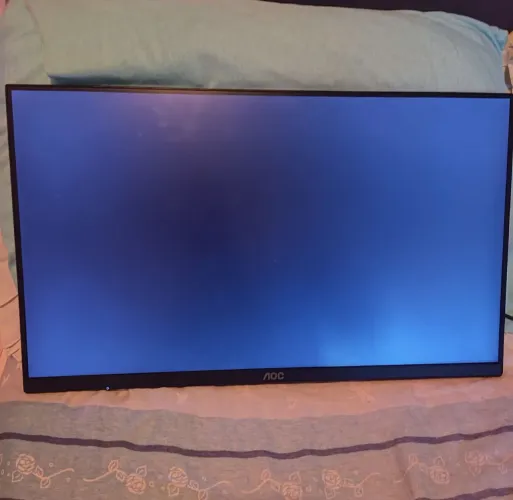 Monitor com display queimado