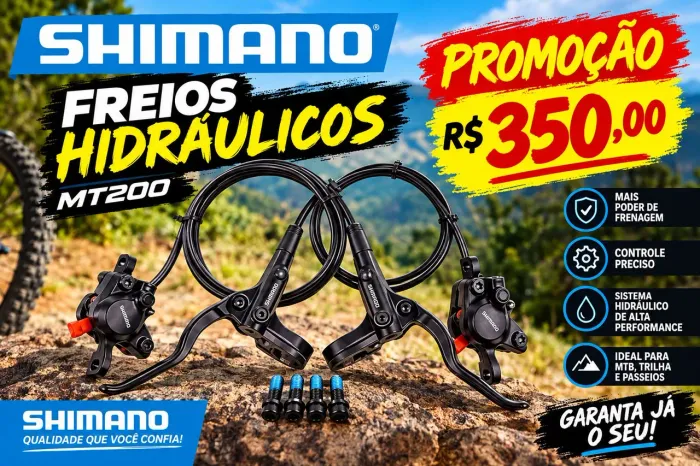 Freios Freios Hidráulicos Shimano R$ 350.00
