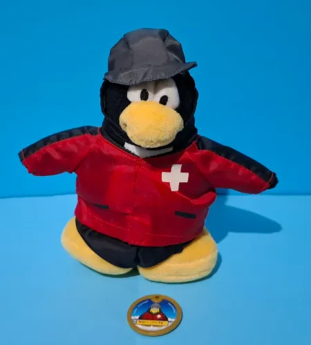 Club do Penguin Pelúcia Rescue Squad Jakks Pacific(Leia a descrição)