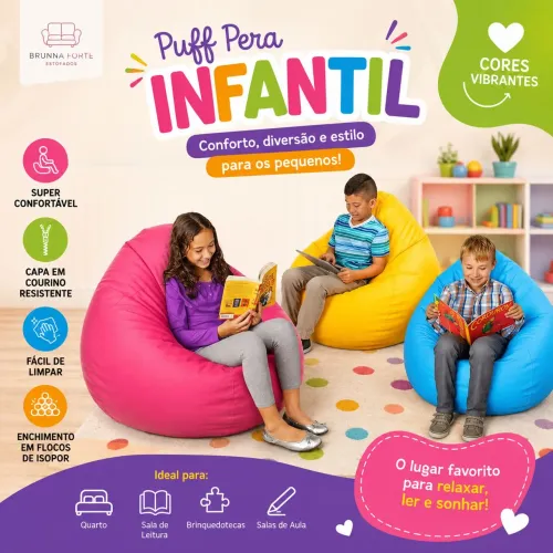 Puff pera infantil