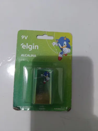 Pilha Bateria 9v Alcalina Elgin<br>R$ 19,00<br>Mercado Livre<br>Grátis
