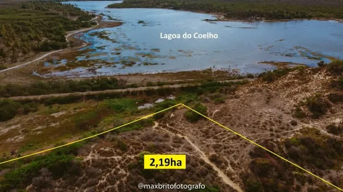 Terreno de 2,9 hectares na praia do Cajueiro, em Touros RN