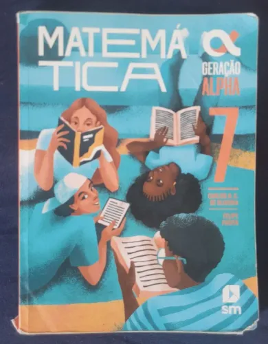 Livro Escolar Geração Alpha - Matemática 7º Ano | R$ 70,00