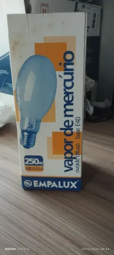 Lâmpadas  vapor de mercúrio/mista