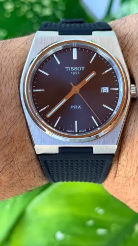 TISSOT PRX QUARTZ 40MM BLUE DIAL NOVO/SEM USO