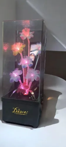 Luminária com som anos 80 relíquia