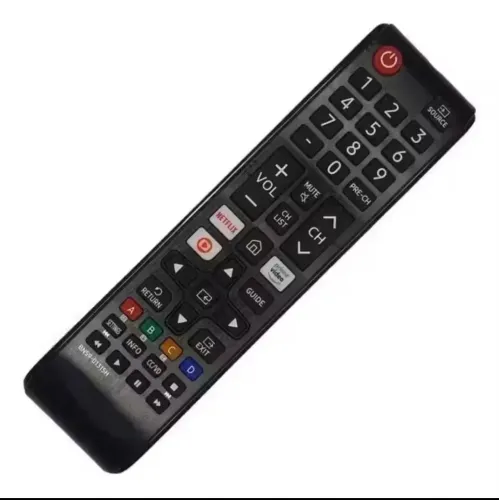 Controle Remoto compativel tv Samsung led lcd 4k com teclas netflix globoplay