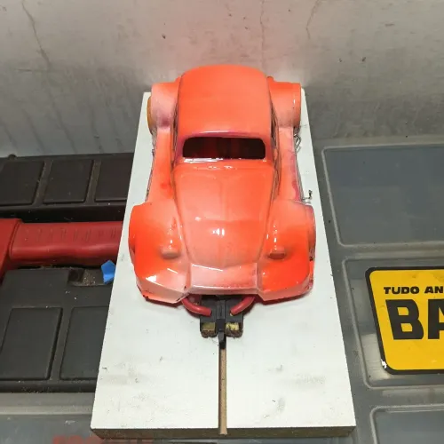 Autorama carro antigo com motor novo