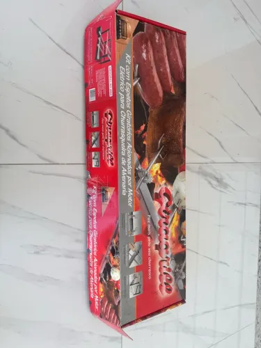 Kit de Espetos Giratórios Giragrill para Churrasqueira