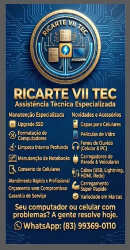 Assistência de computadores e celulares 