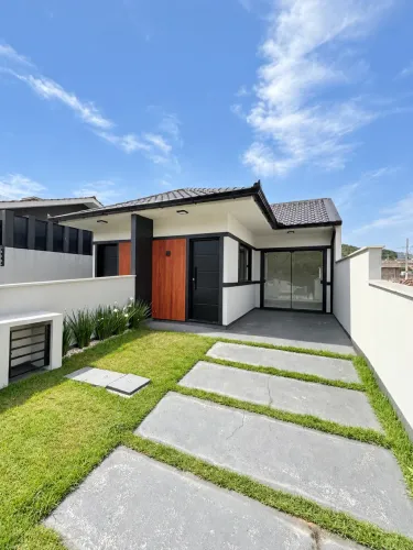 Casa 2 Quartos Nova 49m² em São José | Forquilhas | MCMV