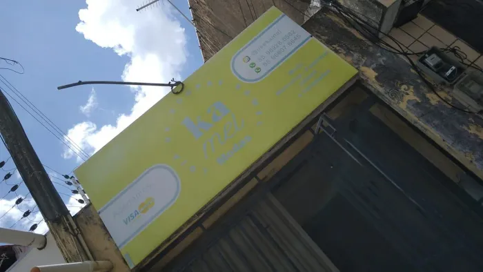 Placa comercial c luminaria