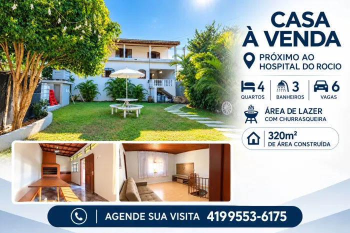Casa em Campo Largo a venda próximo ao hospital do Rocio.