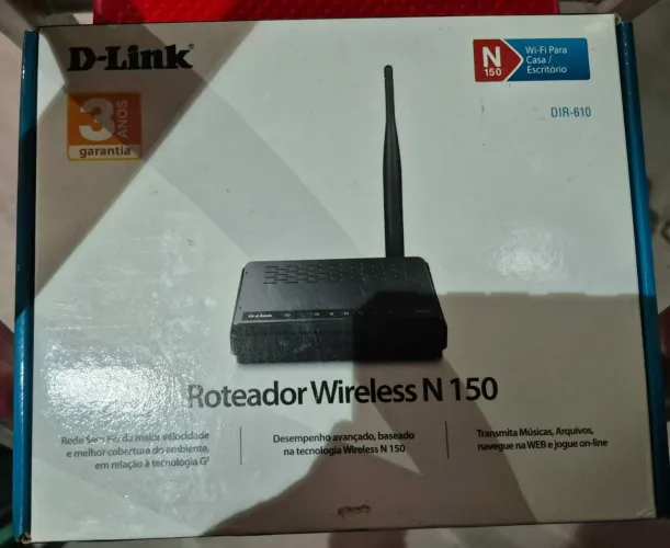Roteador Dlink N150. Novo. Nunca usado