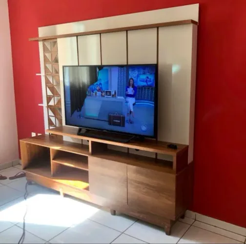 Estante Home Painel 2,00m para TV até 65" (Novo) Entrega e Montagem Grátis!