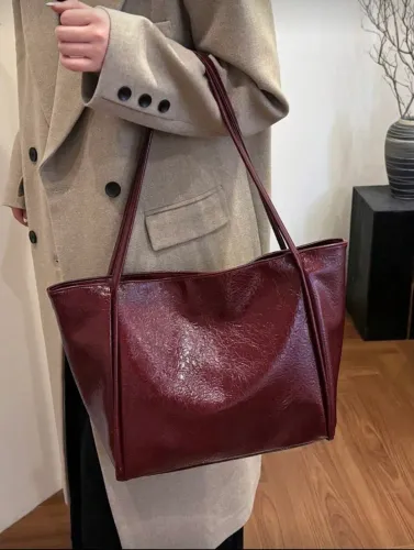 Bolsa de ombro vinho