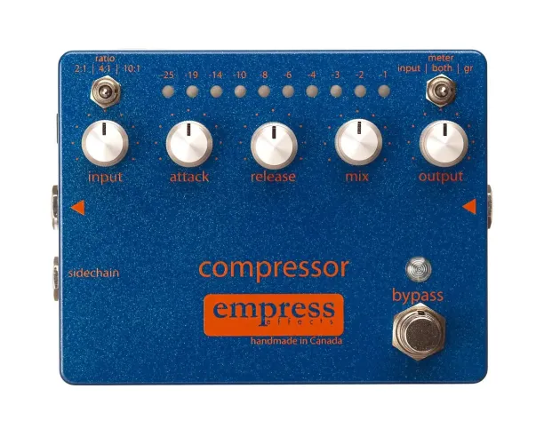 Pedal Compressor Empress MK1 - QUALIDADE DE ESTÚDIO. Feito à mão no Canadá.