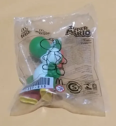 YOSHI Coleção Super Mário McDonald's 2014 (LACRADO)