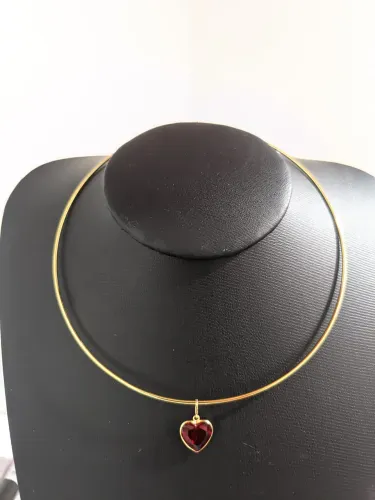 Linda choker em ouro 18k 4 gramas 