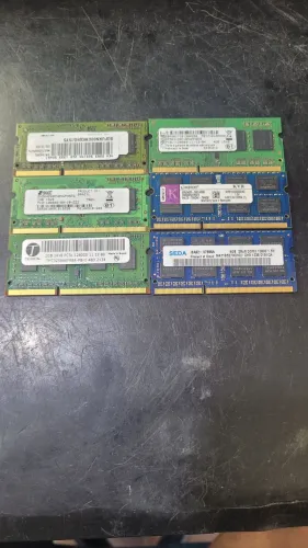 MEMÓRIAS NOTEBOOK 2 E 4GB