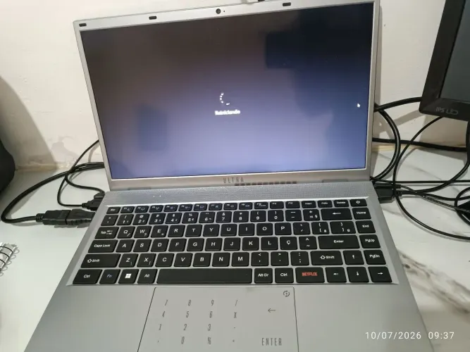 Notebook + monitor