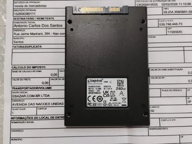 Ssd Sata 3.0 hd ( ler descrição)