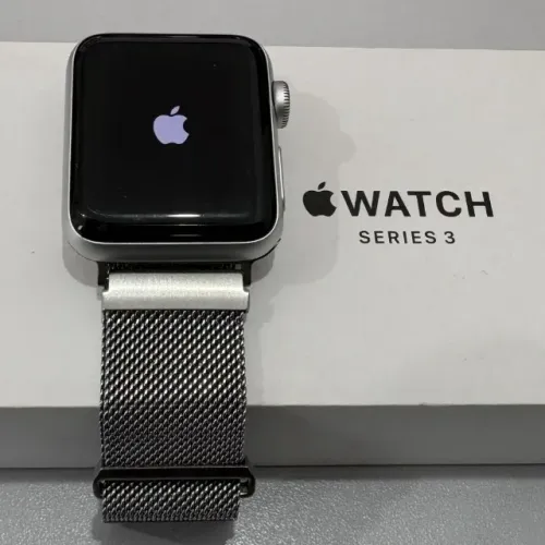 Apple Watch Series 3 38mm Silver Aluminum Magnetic Mesh Band