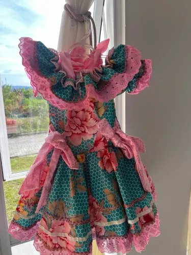 Vestido festa junina infantil tamanho 4