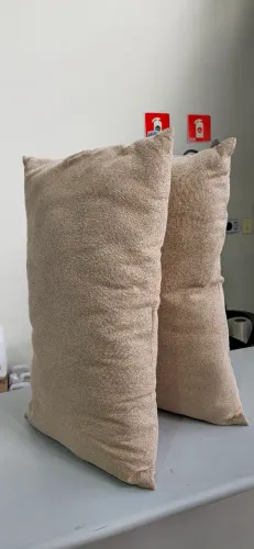 Almofadas Sofá Poltrona Algodão Capa Listrada Crua Linho Suede Grosso Novas Decoração