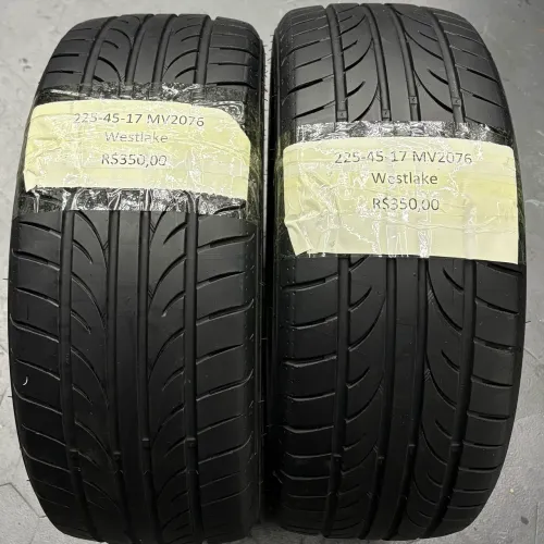 2 PNEUS 225 45 17 WESTLAKE USADOS BONS i30/golf/jetta/mercedes/audi