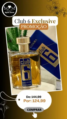 Perfume eudora club 6 exclusive saindo a 130 reais