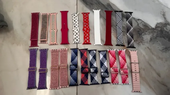 Kit 21 Pulseiras Apple Watch Smartwatch 42 44 45 46 Ultra Variadas