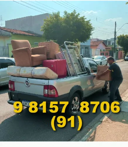 Frete Rápido Barato em Belém e Ananindeua André (91) 9.8157+8706 Ligue agora hoje quinta-f