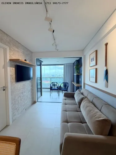 APARTAMENTO PARA ALUGAR, MOBILIADO, NO BEACH CLASS SALVADOR.