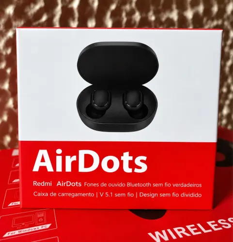 Redmi AirDots Bluetooth 5.1 TWS - Fone Sem Fio com Estojo