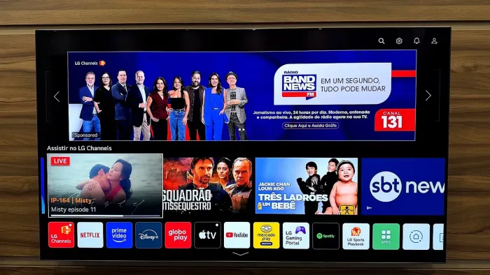Tv LG OLED 55 Pol. A melhor para PS5