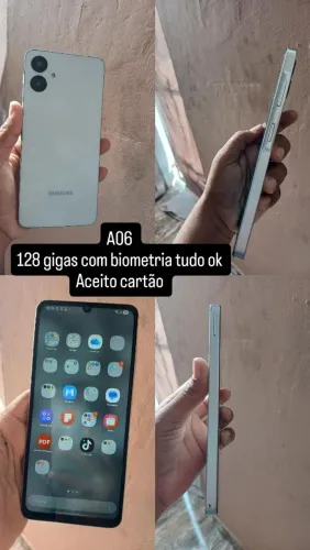 A06 aceito cartão tudo ok