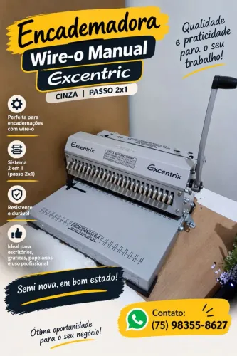 Encadernadora Excentric Wire 2-1