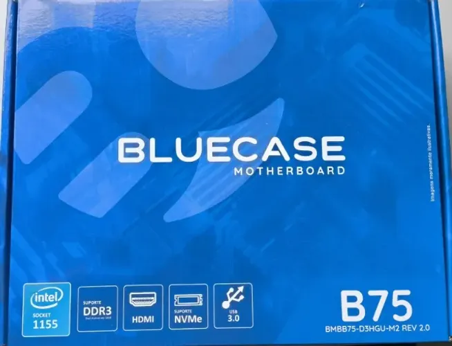 MB 1155 BLUECASE B75 - DDR3/16GB/VGA/HDMI/USB 3.0/M.2 NVME - BMBB75-D3HGU