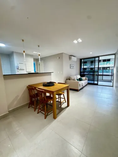 Apartamento mobiliado para Alugar beira mar Praia do Seixas