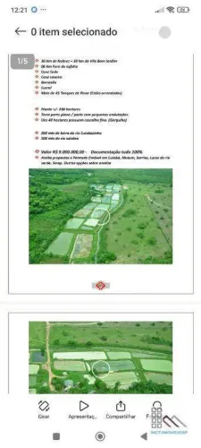 FAZENDA (353 hectares) NO MUNICÍPIO DE NOBRES MT