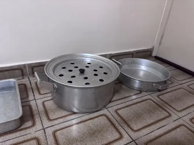 Panelas de alumínio para restaurante grande