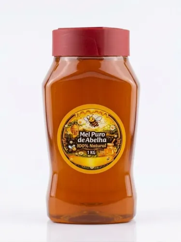 Mel Puro de Abelha 100% Natural 1kg Florada Eucalipto
